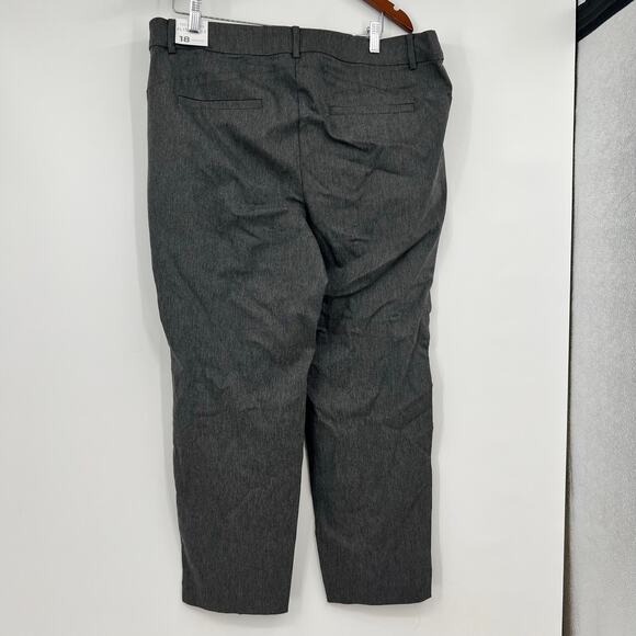 Lane Bryant Bundle / Lot The 4 Season Slim Ankle pants mid rise black gray sz 18 - Picture 6 of 9